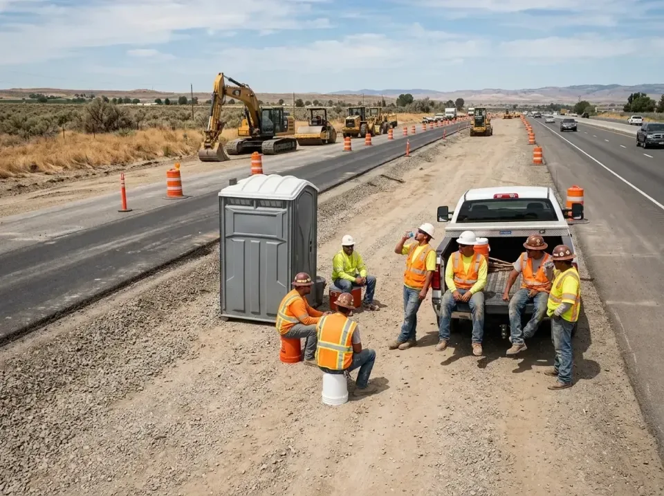 highway-road-construction-crew-007 — frequently asked questions, Porta Potty and Restroom Rentals in Hollins, VA
